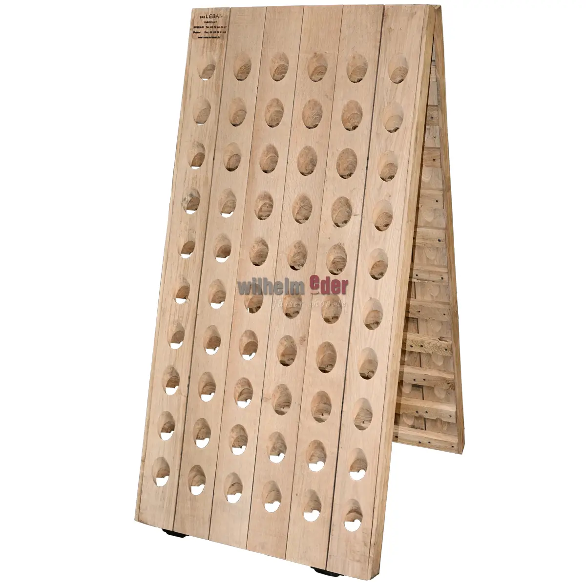 Champagne Rack - 120 bottles - nature