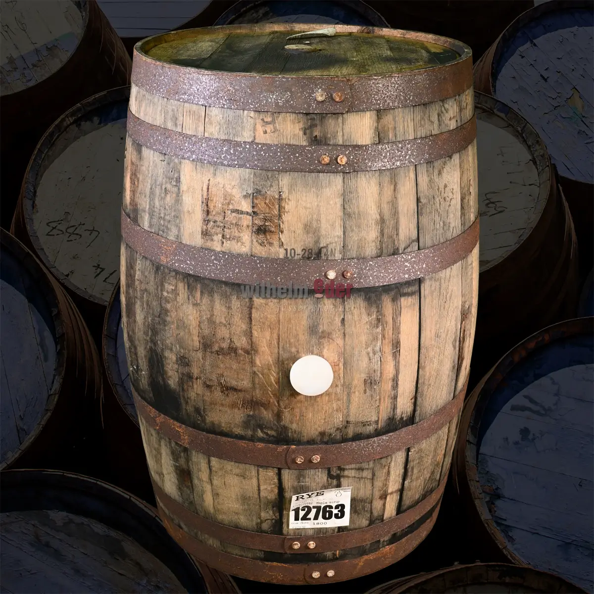 Decoration barrel 190 l - Whisky
