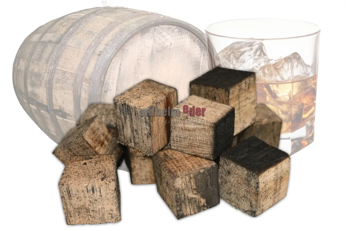 Bourboncubes - original Jack Daniel's barrel