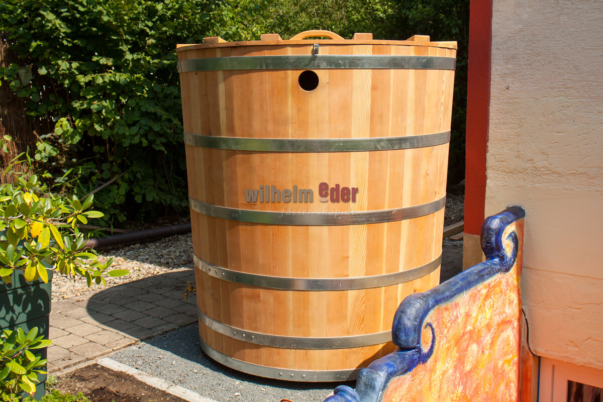 zisterne_1jmxgbxAGlMovJ Rain collector - Douglas fir - conical ca. 2800 l