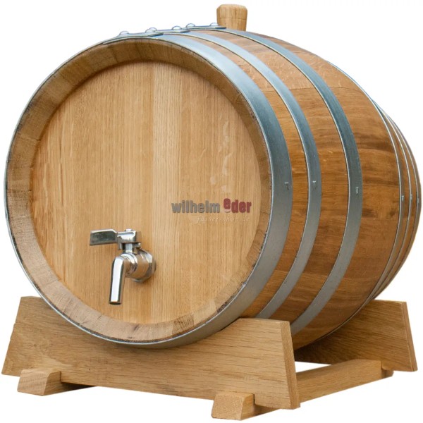 Oak barrel with inner stainless steel bubble 10 l - 30 l