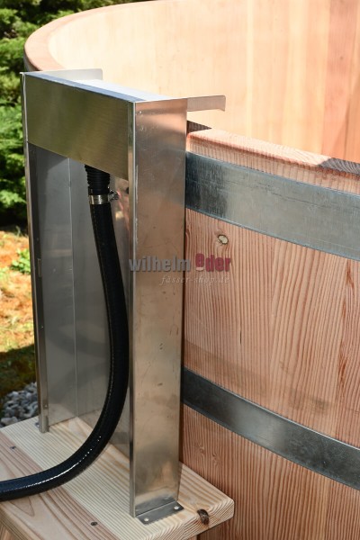 Filter system for bathing barrels