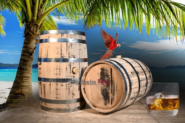 Rum barrel Martinique 20 l - 100 l - rebuilt