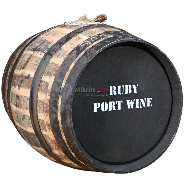 Port wine barrel 40 litres - filled with cream sherry