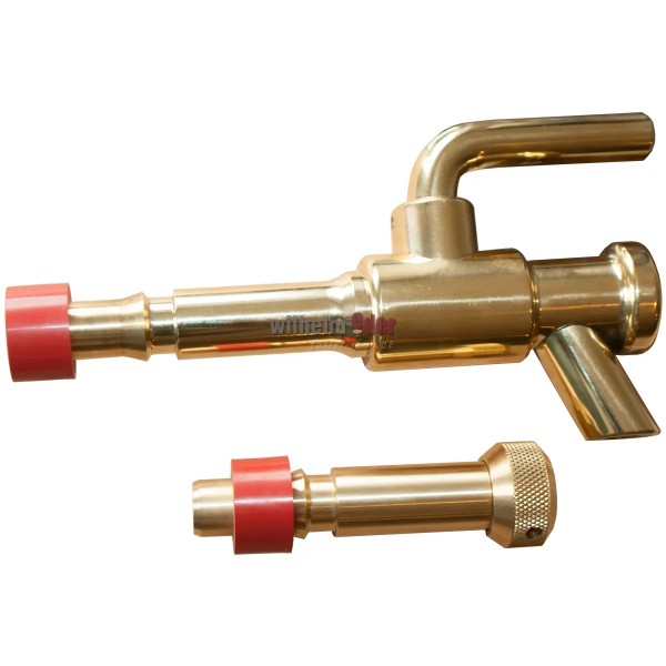 Tap and valve for beer barrel- Brass