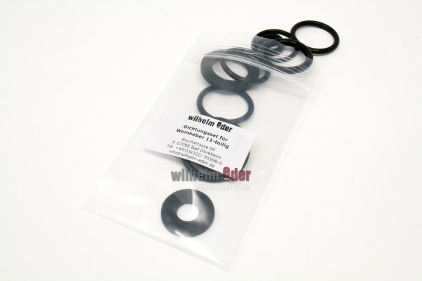 Sealing set for wine lifter