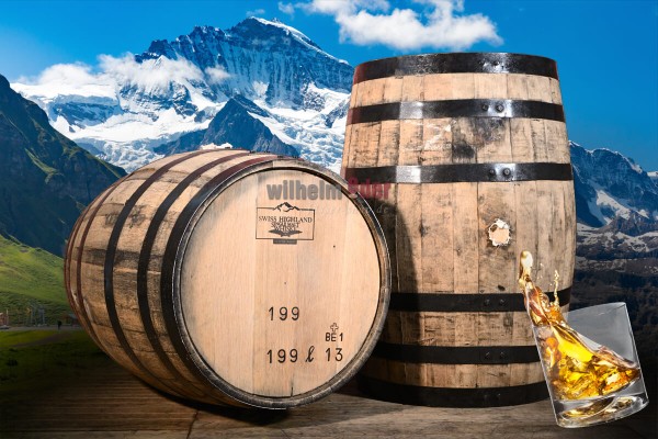 Whisky barrel 190 l - Swiss - twice selected