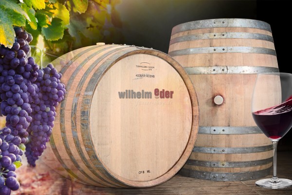Red wine barrel 400 l - vintage 2016/2017
