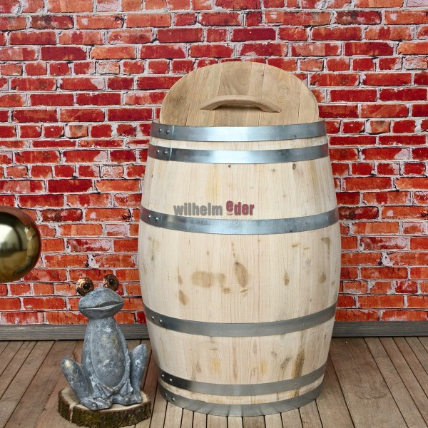 Rain barrel made from chestnut wood 225 l